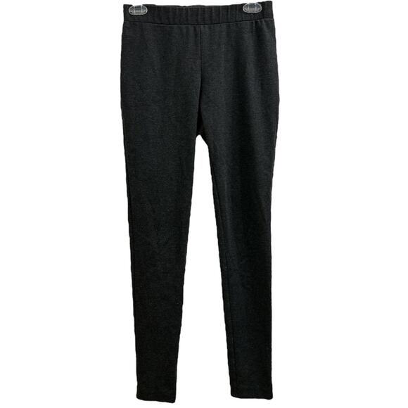 Cremieux Dark Gray Thick Back-Seam Leggings Soft Basic Small S Cozy - Picture 1 of 6
